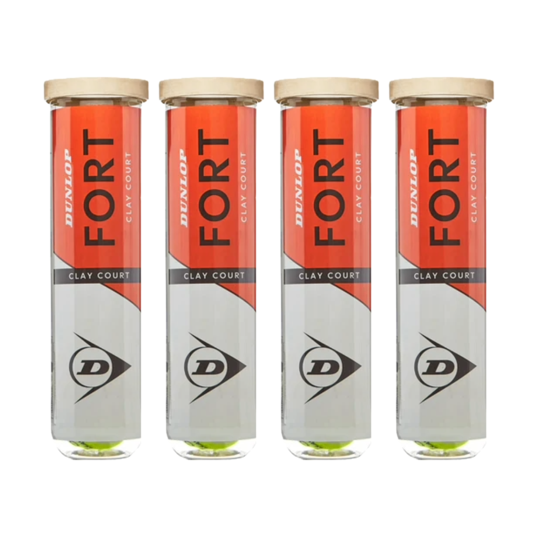 Dunlop - Fort Clay Court Bi Pack Tennisbälle Dunlop - Fort Clay Court Bi Pack Tennisbälle
