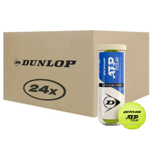 Caja Pelotas Dunlop ATP 3B x24 Envase Ecologico