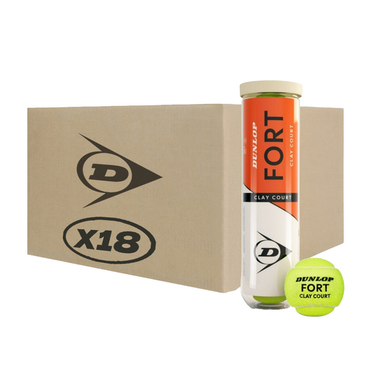 Caja Pelotas Dunlop Fort Clay 4B x18