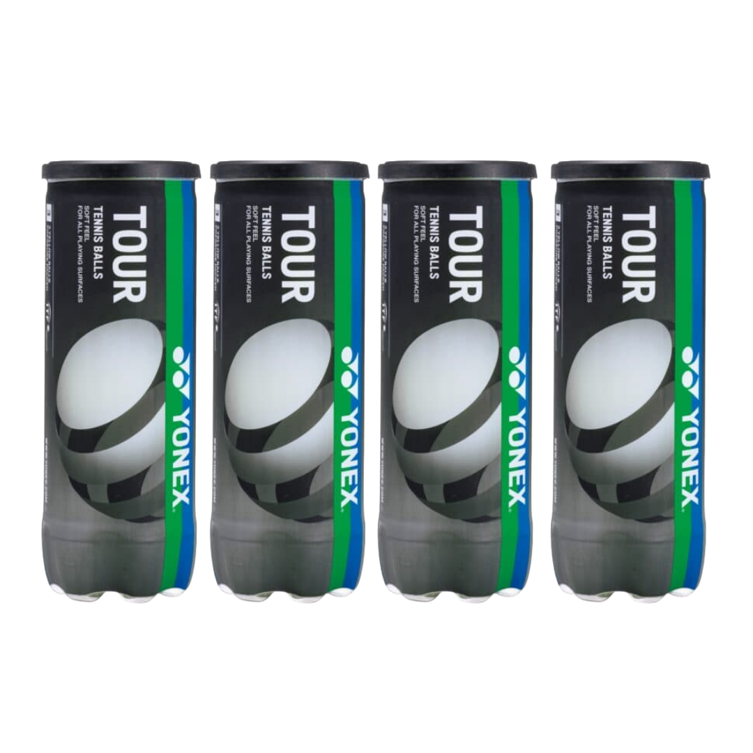 Pelotas de tenis Yonex Tour 3B con fieltro de grado tour para máximo rendimiento