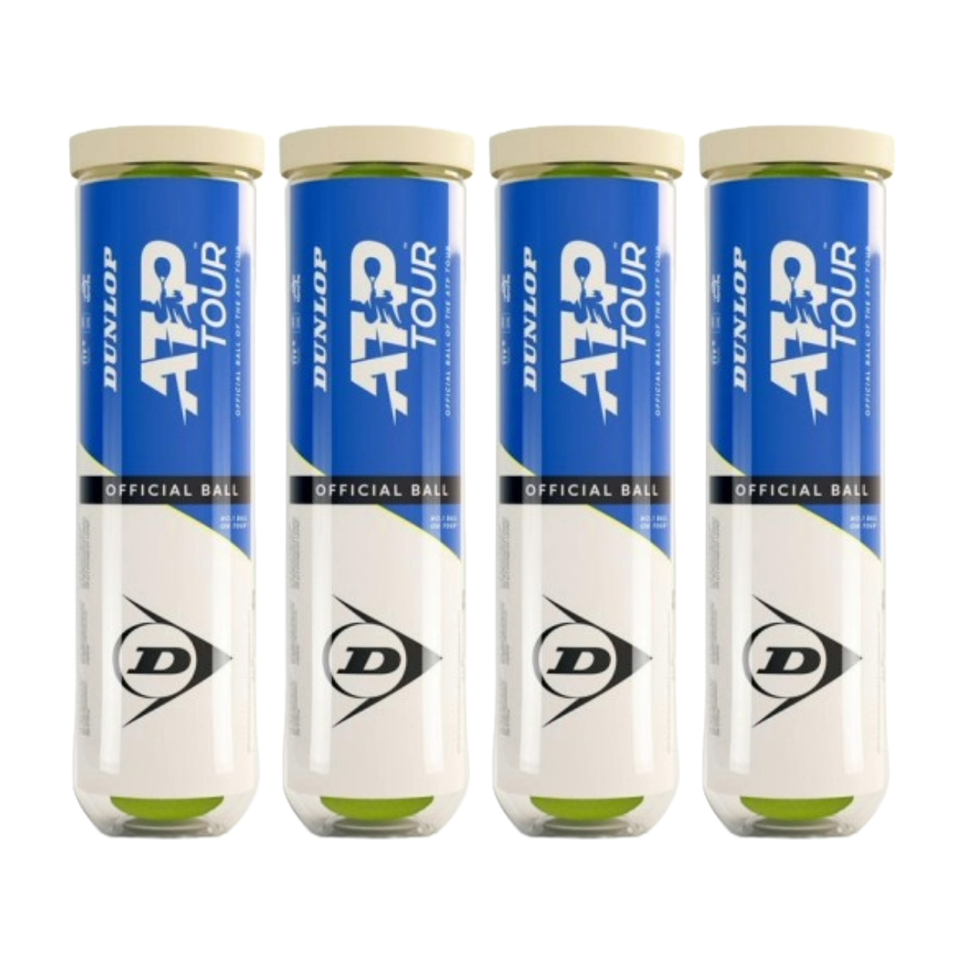 Pack x4 pelota tenis Dunlop ATP 4B