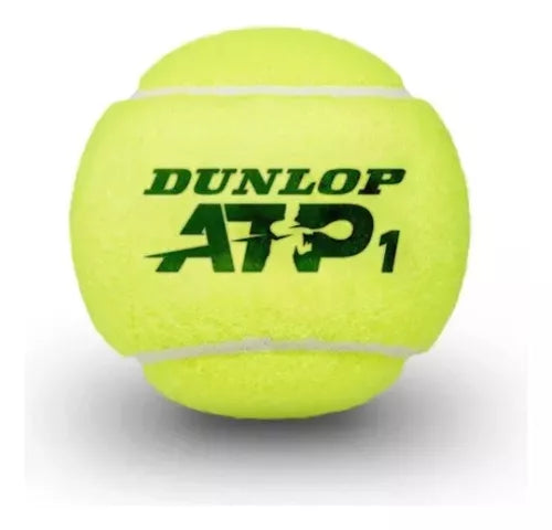Tarro de pelotas Dunlop ATP, oficiales del circuito profesional.