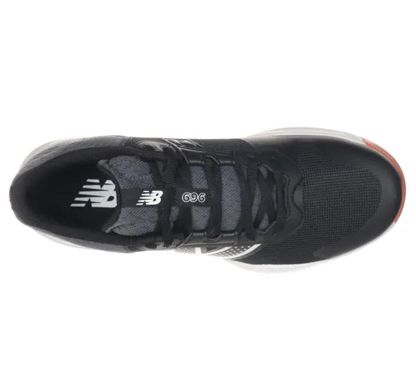 New Balance 696 V6 Clay Negra – zapatilla para arcilla con diseño clásico