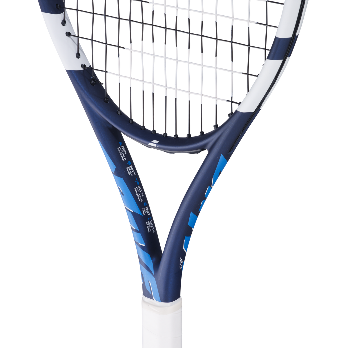 Babolat Drive Junior 25 2025, detalle del corazón de la raqueta