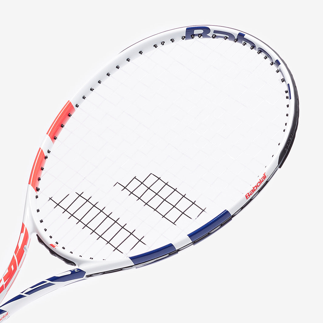 Raqueta de tenis junior Babolat Drive Junior 24 Girl blanco, rosado y azul