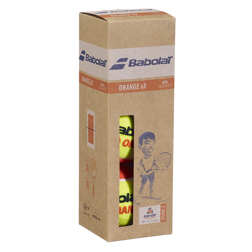 Pelotas Babolat Orange Play&Stay Etapa 2 x3 - imagen de referencia