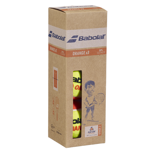 Pelotas Babolat Orange Play&Stay Etapa 2 x3 - imagen de referencia