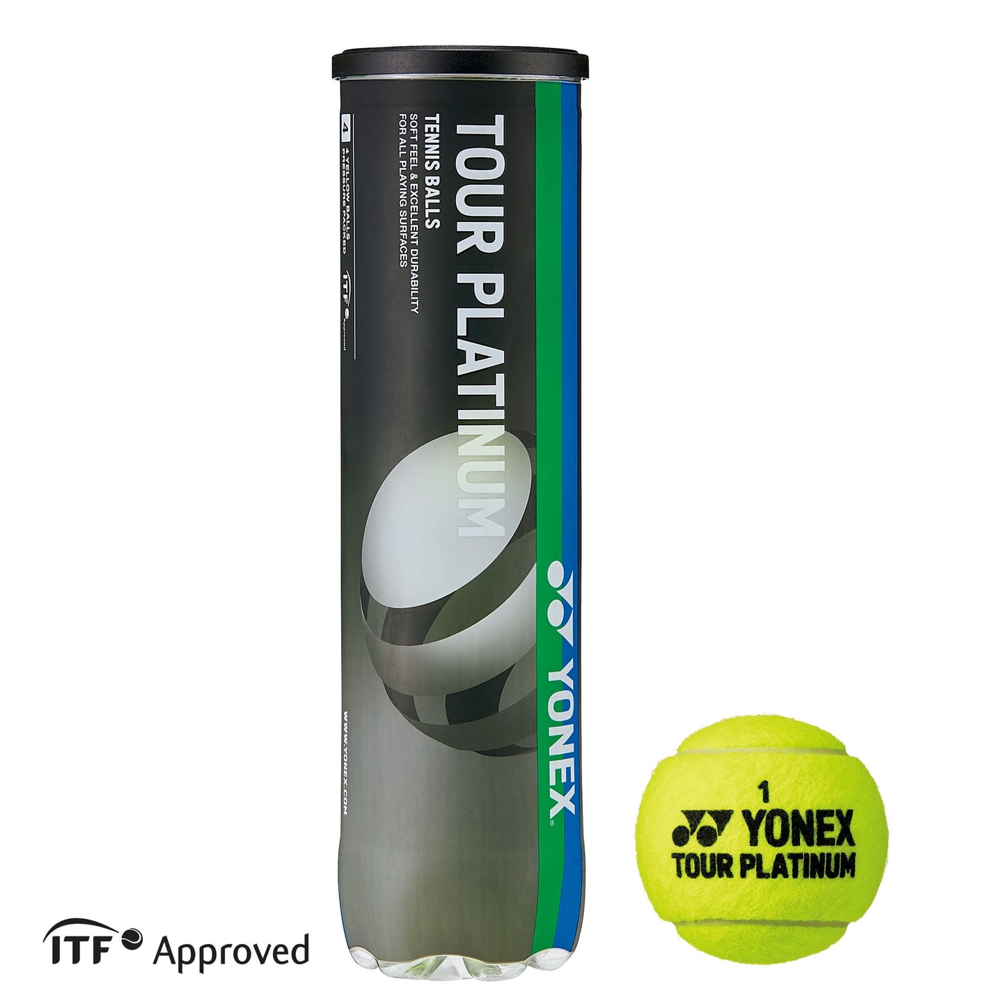 Pelotas de Tenis Yonex Tour Platinum 4b