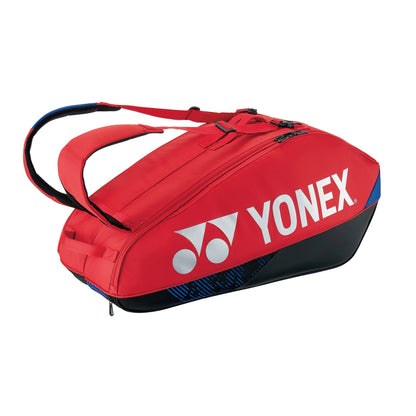 Bolso de Tenis Yonex Pro 6R 2024 en color negro, capacidad para 6 raquetas.