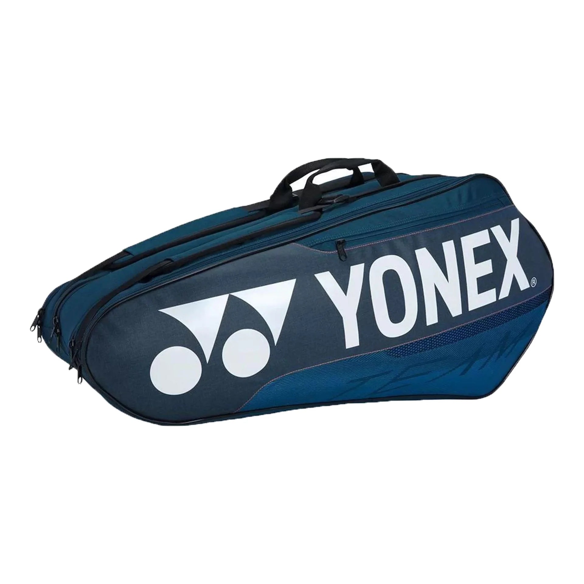 Raquetero Yonex Team 9R en color azul, con capacidad para 9 raquetas y diseño ergonómico