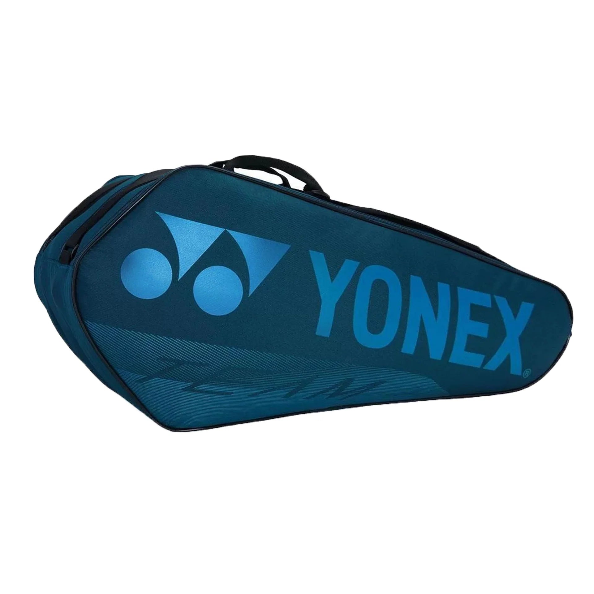 Raquetero Yonex Team 9R en color azul, con capacidad para 9 raquetas y diseño ergonómico