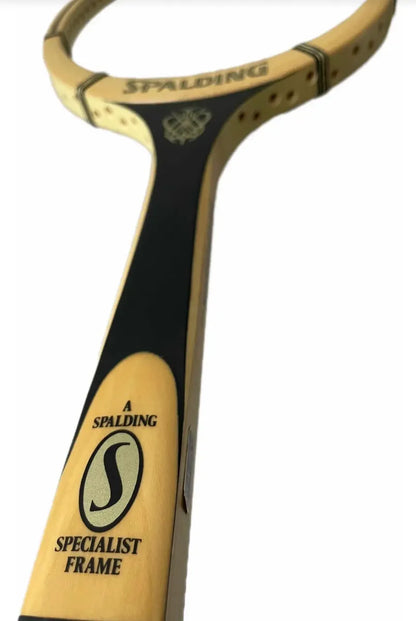 Raqueta Spalding Accomplice — Madera Vintage con Funda Original
