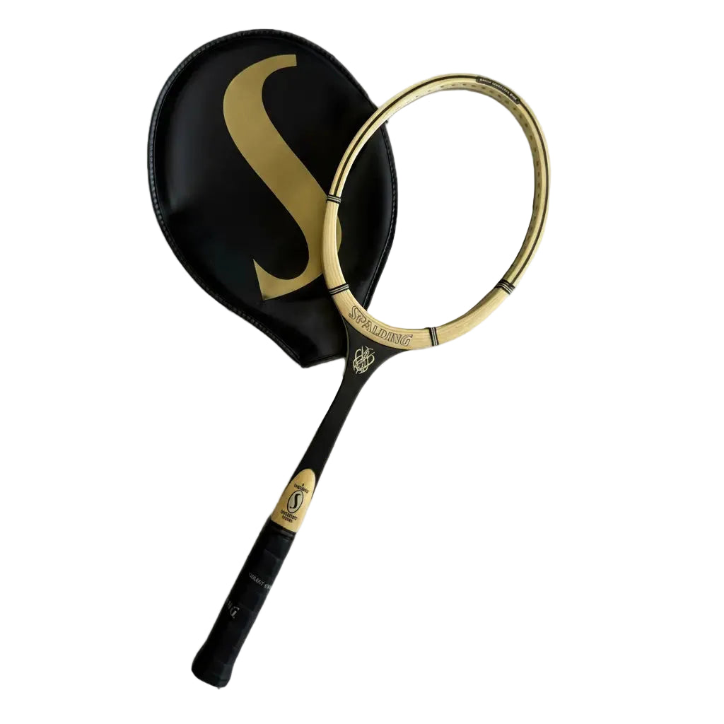 Raqueta Spalding Accomplice — Madera Vintage con Funda Original