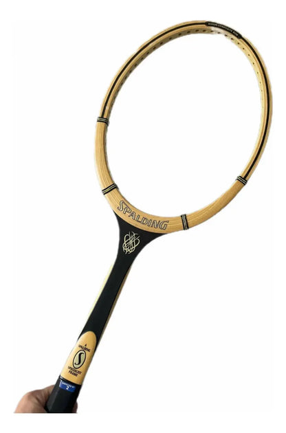Raqueta Spalding Accomplice — Madera Vintage con Funda Original
