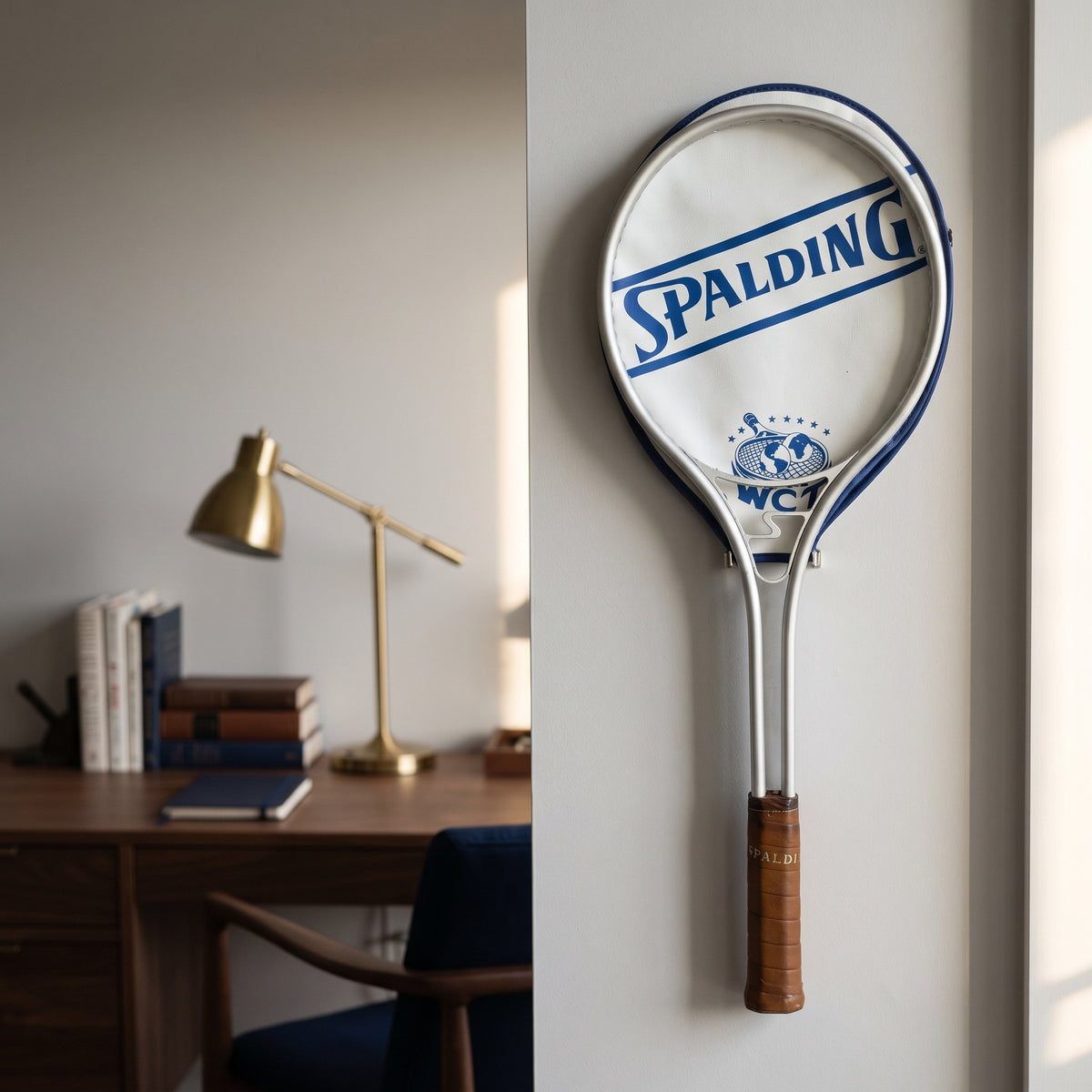 Raqueta de Tenis Antigua Spalding Smasher WCT — Original, Sin Uso