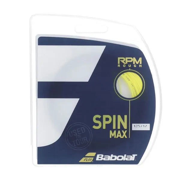 Set de cuerdas Babolat RPM Rough 1.25 para máximo spin y control.