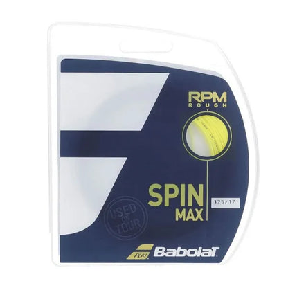 Set de cuerdas Babolat RPM Rough 1.25 para máximo spin y control.