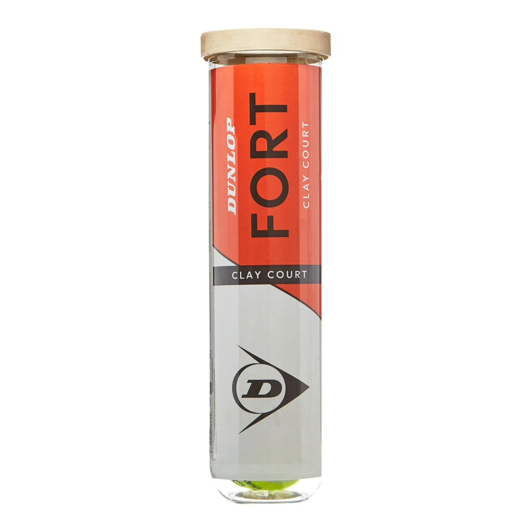 Pelota tenis Dunlop FortClay 4B - Envase ecológico