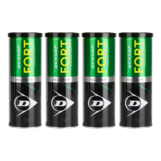Pack x4 pelotas Dunlop Fort 3 3B