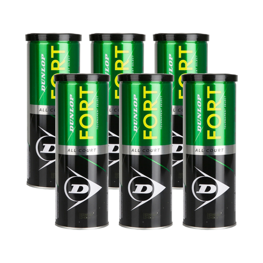 Pack x6 pelotas Dunlop Fort 3 3B