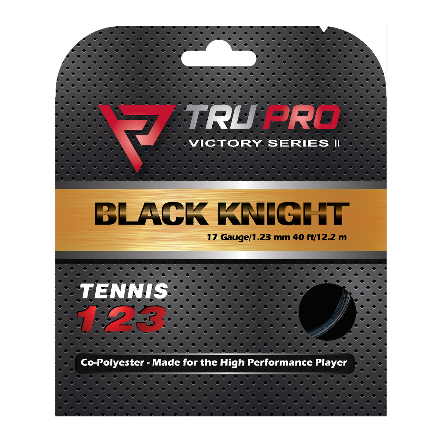 Set Cuerda de Tenis TRU PRO Black Knight
