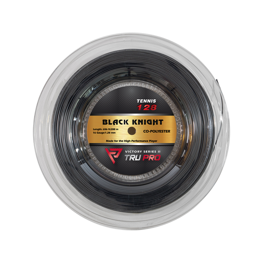 Rollo cuerda de tenis Tru Pro Black Knight 200m
