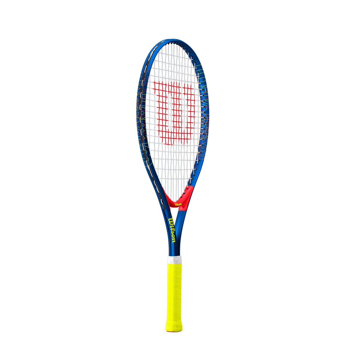 Raqueta de tenis junior Wilson US Open 25 2025 azul, vista frontal