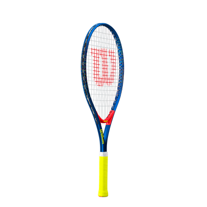 Raqueta de tenis junior Wilson US Open 25 2025 azul, vista frontal