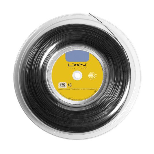 Rollo cuerdas Luxilon 4G Black 200m