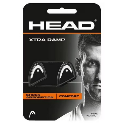 Antivibrador Head Xtra Damp Negro en su empaque original, diseñado para reducir vibraciones y mejorar el confort.
