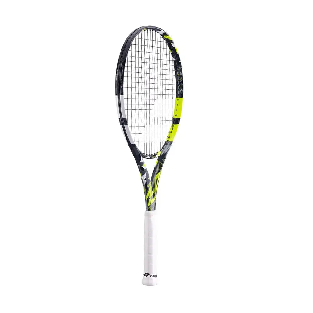 Raqueta Babolat Pure Aero Lite amarilla y negra, ligera y maniobrable