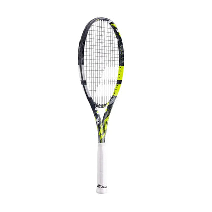 Raqueta Babolat Pure Aero Lite amarilla y negra, ligera y maniobrable