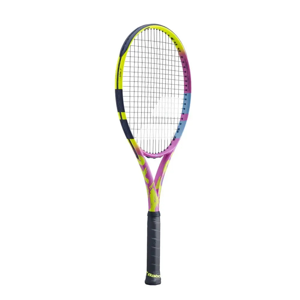 Raqueta Babolat Pure Aero Rafa Origin con patrón 16x19 y peso personalizado de Nadal.