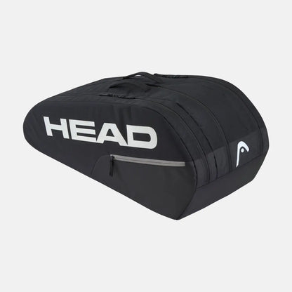  Bolso HEAD Base L negro – raquetero espacioso y funcional para 9 raquetas