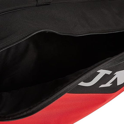 Bolso Dunlop CX-Club con compartimentos principales para raquetas y espacio extra para accesorios.