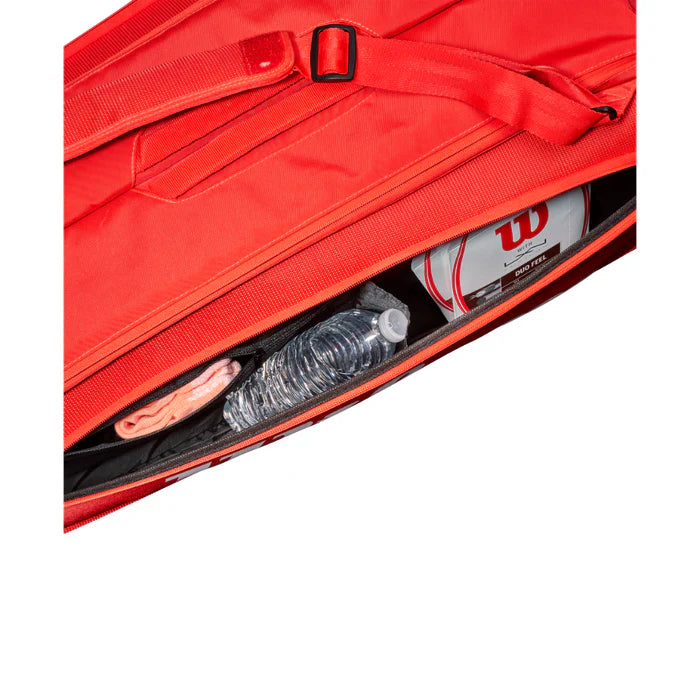 Bolso Wilson Super Tour 9R Rojo 2024 con compartimentos amplios y tecnología Thermoguard para protección térmica