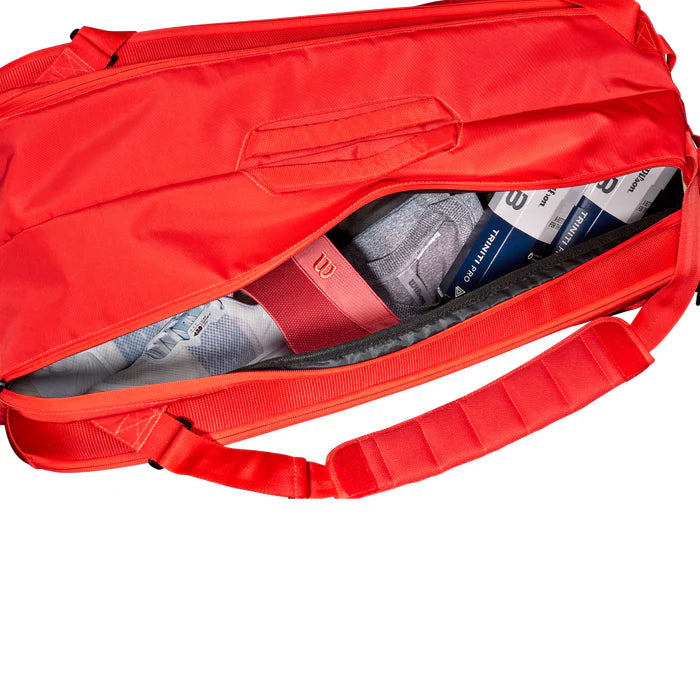 Bolso Wilson Super Tour 9R Rojo 2024 con compartimentos amplios y tecnología Thermoguard para protección térmica