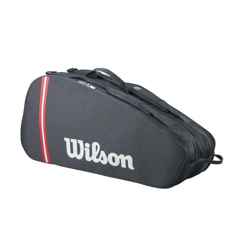 Wilson Tour 6PK Racket Bag 2025, diseño moderno con gran capacidad.