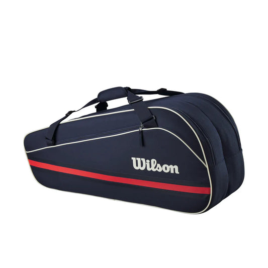 Bolso Wilson 6PK Team 2025 con correas ajustables para mayor comodidad.
