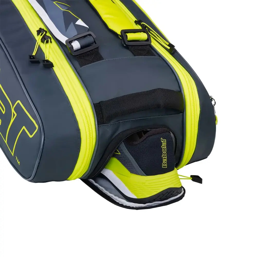 Bolso Babolat Pure Aero RH6 – capacidad para 6 raquetas y diseño aerodinámico