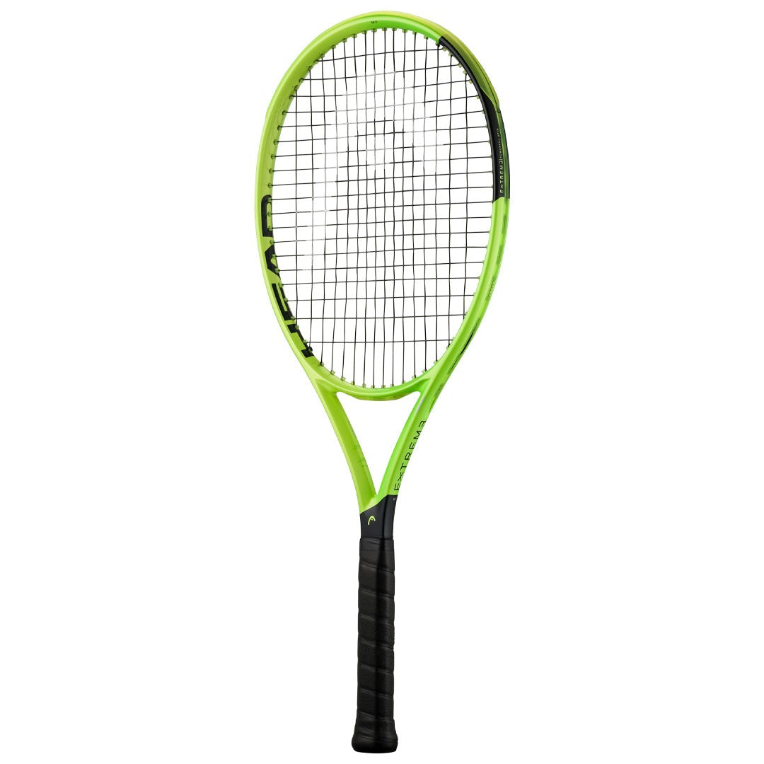 Raqueta de tenis Head Extreme MP 2026 verde lima, vista frontal