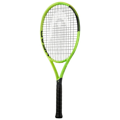 Raqueta de tenis Head Extreme MP 2026 verde lima, vista frontal