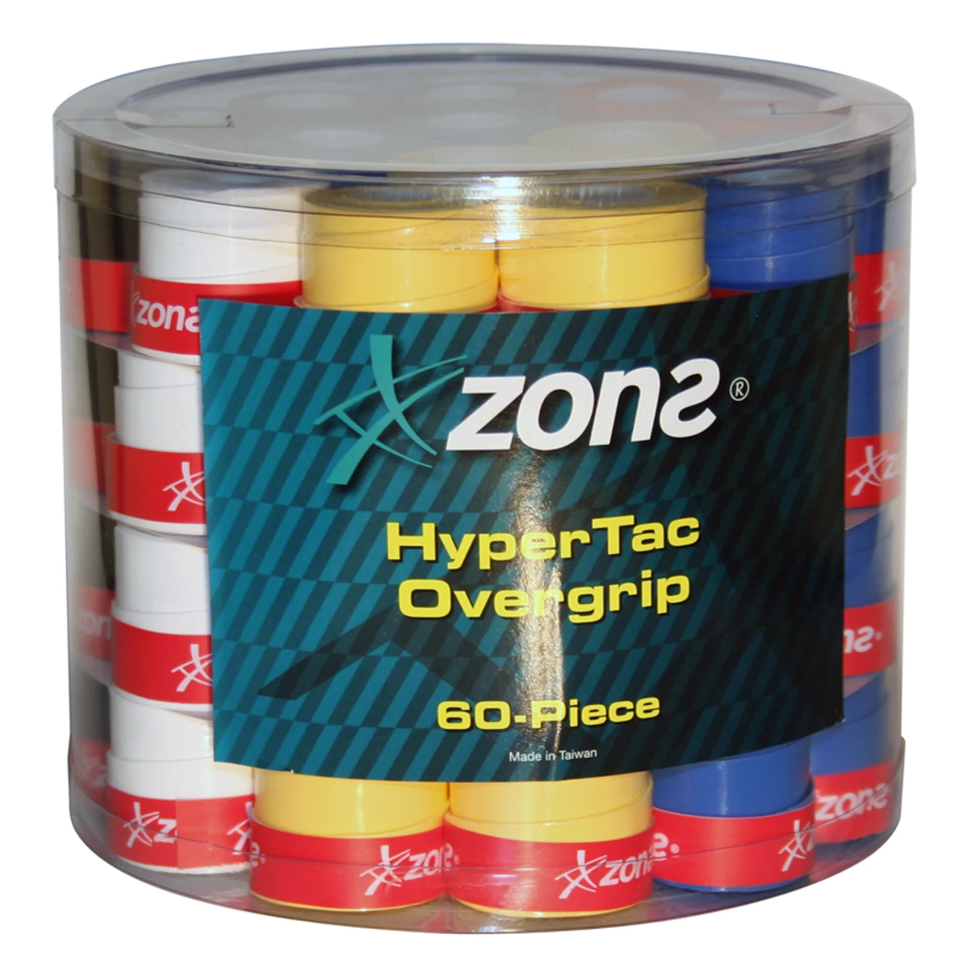  Jarro Hypertac X60 – set multicolor de overgrips profesionales