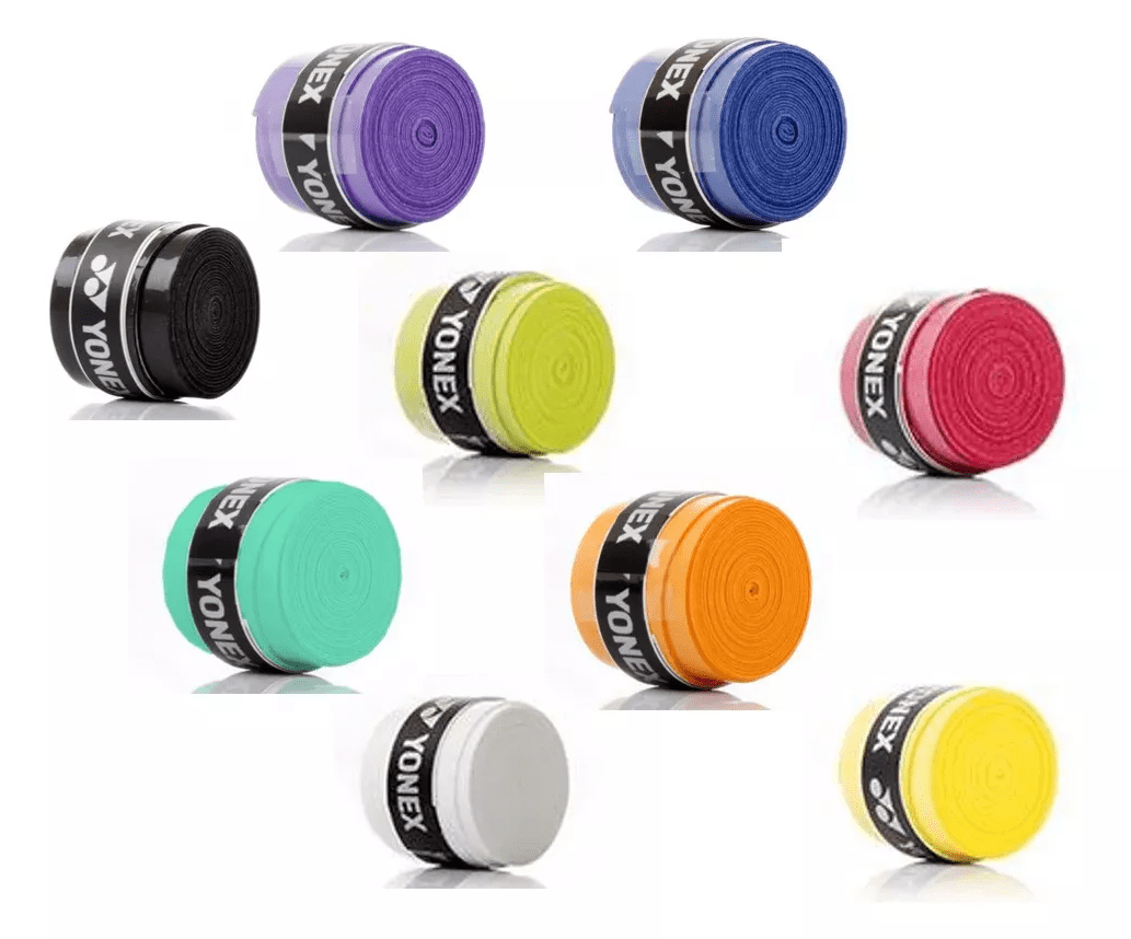 Pack de 75 overgrips Super Grap en diferentes colores, ideal para entrenamientos y torneos.