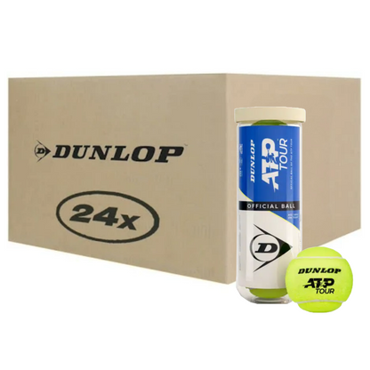 Caja Pelotas Dunlop ATP 3B x24 Envase Ecologico