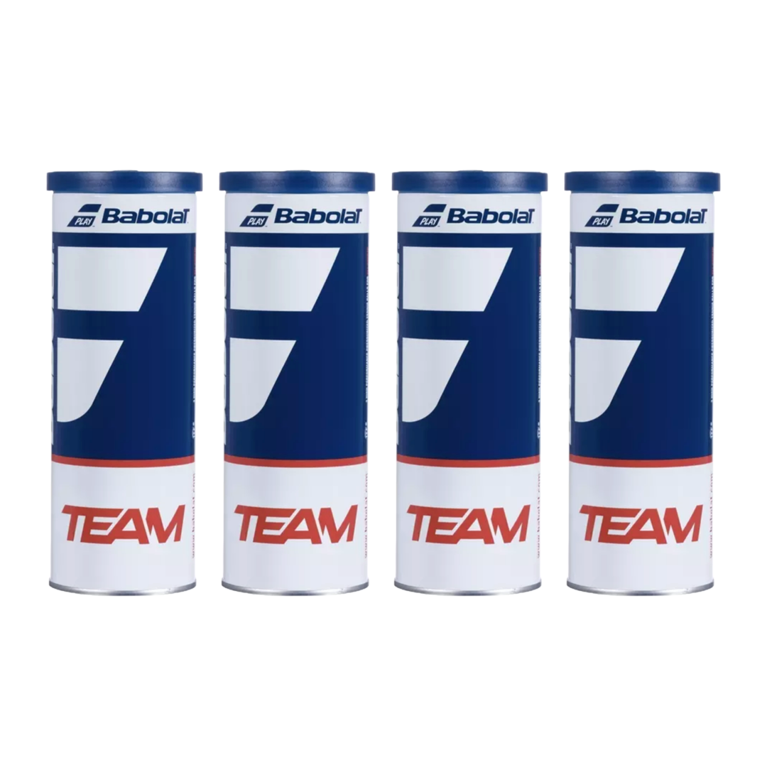 Pack x4 pelota tenis Babolat Team 3B