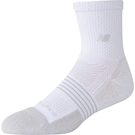 Calcetines Tenis Unisex New Balance Pro Tennis Quarter 2 Pack Blanco
