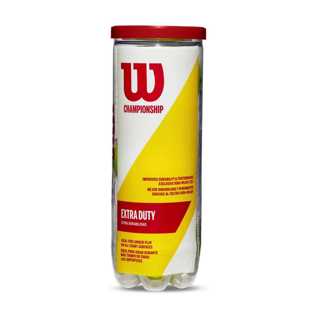 Pelotas de tenis Wilson Championship Extra Duty color amarillo