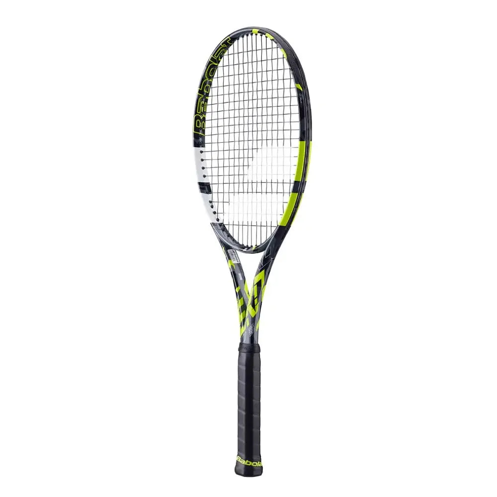 Raqueta Babolat Pure Aero 98 Alcaraz con patrón 16x20 para spin y precisión.