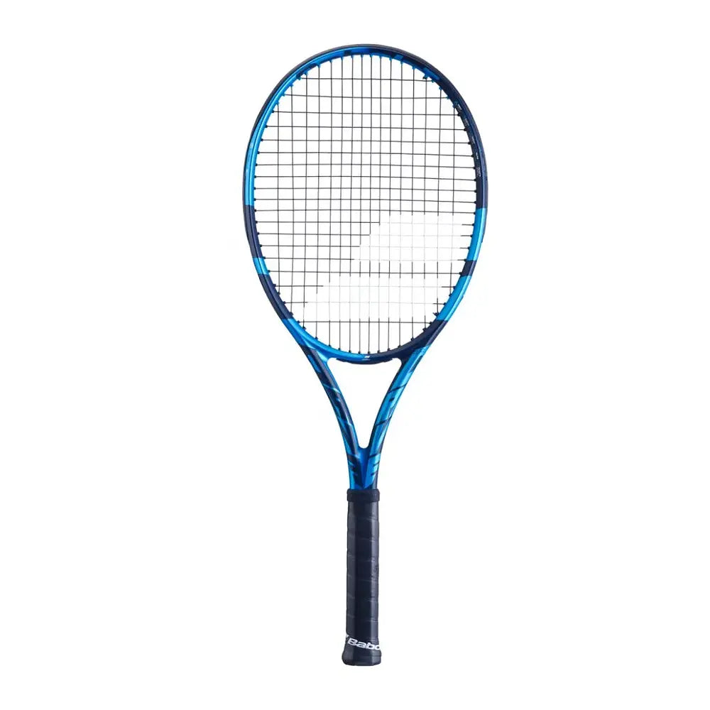 Raqueta Babolat Pure Drive 100 azul y negra, potente y versátil.